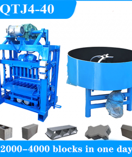 QTJ4-40 Small Manual Hollow Block Making Machine For Sale