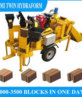 M7M1 Twin Hydraform Soil Cement Interlocking Block Making Machine Price